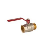 KULOVÝ KOHOUT PÁKOVÝ ČERVENÝ, KR.215 1¼"FM | KR.215 1¼"FM PROCRAFT - PŘÍSLUŠENSTVÍ (KOHOUTY, ŠROUBENÍ,...) - SANITA