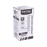 EXTOL PREMIUM SPONA NASTŘELOVACÍ, 3000KS, 30MM, 5,7X1,2X1MM, 8862624 - SPONY DO SPONKOVAČKY - PŘÍSLUŠENSTVÍ