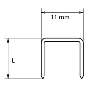 MAKITA P-75100 - SPONA 11X28MM 14000KS - SPONY DO SPONKOVAČKY - PŘÍSLUŠENSTVÍ