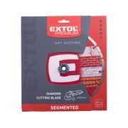 EXTOL PREMIUM KOTOUČ DIAMANTOVÝ ŘEZNÝ SEGMENTOVÝ - SUCHÉ ŘEZÁNÍ, O 180X22,2X2,5MM, 108714 - DIA KOTOUČ 180 MM - PŘÍSLUŠENSTVÍ