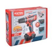 EXTOL PREMIUM VRTACÍ ŠROUBOVÁK AKU SHARE20V, 20V LI-ION, 1500MAH, 8891800 - EXTOL SHARE20V - AKU NÁŘADÍ - AKU NÁŘADÍ