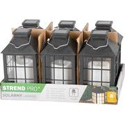 SOLÁRNÍ LUCERNA GARDEN, EFEKT PLAMENE, 10,5X10,5X19CM - VÁNOČNÍ DEKORACE - DŮM A DOMÁCNOST, ELEKTRO..