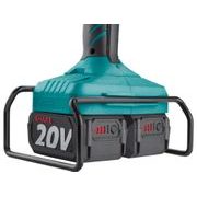 EXTOL INDUSTRIAL BRUSKA ÚHLOVÁ AKU SHARE20V, 150/180MM, BRUSHLESS, 2X4AH, 8791846 - AKU UHLOVÉ BRUSKY - AKU NÁŘADÍ