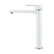 UMYVADLOVÁ BATERIE MIXXUS PREMIUM ALEX 001 HIGH (NUT) WHITE-CHROME, BÍLÝ-CHROM | ALEX 001 HIGH (NUT) WHITE-CHROME PROCRAFT - UMYVADLOVÉ BATERIE - SANITA