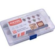 EXTOL PREMIUM DISKY RADIÁLNÍ ŠTĚTINOVÉ, SADA 52KS, P80, P120, P220, P400, P600, P1000, P2500, 8803762 - K PŘÍMÝM BRUSKÁM - PŘÍSLUŠENSTVÍ