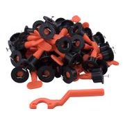 EXTOL PREMIUM DISTANČNÍ/NIVELAČNÍ KLIPY OPAKOVANĚ POUŽITELNÉ, SADA 50KS, PRO VYROVNÁNÍ OBKLADŮ/DLAŽBY AŽ DO JEJICH MAX. TLOUŠŤKY 16MM, 8845010 - OBKLÁDÁNÍ - DŮM A DOMÁCNOST, ELEKTRO..