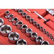 EXTOL PREMIUM HLAVICE NÁSTRČNÉ, SADA 94KS, 1/4", 1/2", CRV/S2, 8818337 - GOLA SADY - RUČNÍ NÁŘADÍ