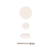 EXTOL CRAFT 903760 KOTOUČE PLSTĚNÉ LEŠTÍCÍ, SADA 120KS, 903760 - K PŘÍMÝM BRUSKÁM - PŘÍSLUŠENSTVÍ