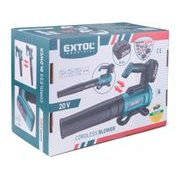 EXTOL INDUSTRIAL FUKAR AKU SHARE20V, BRUSHLESS, 4AH, 8791906 - AKU VYSAVAČ LISTÍ - ZAHRADA