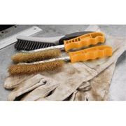 EXTOL CRAFT KARTÁČ OCELOVÝ POMOSAZENÝ, PLASTOVÁ RUKOJEŤ, 240MM, 960016 - KARTÁČE, BRUSNÉ HOUBY - RUČNÍ NÁŘADÍ