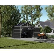 PALRAM - CANOPIA YUKON 11' X 9' ANTRACIT HEAVY DUTY PROSTORNÝ DOMEK S MOŽNOSTÍ DALŠÍHO ROZŠÍŘENÍ (ZÁKLADNÍ MODUL) - ZAHRADNÍ DOMKY - DŮM A DOMÁCNOST, ELEKTRO..