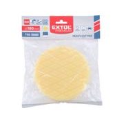 EXTOL PREMIUM KOTOUČ LEŠTÍCÍ PĚNOVÝ, DIAMANTOVÝ VZOR, T80, ŽLUTÝ, ⌀180X35MM, ZAPUŠTĚNÝ SUCHÝ ZIP ⌀150MM, 8804538 - PRO LEŠTIČKY - PŘÍSLUŠENSTVÍ