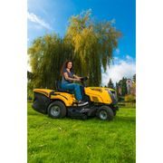 RIWALL PRO RLT 92 HRD TRAVNÍ TRAKTOR 92 CM SE ZADNÍM VÝHOZEM A HYDROSTATICKOU PŘEVODOVKOU - ZAHRADNÍ TRAKTOR 1-VÁLEC - ZAHRADA