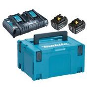 MAKITA 197629-2 - SADA LI-ION LXT 18V 2KSBL1850B+1KSDVOJNABÍJEČKADC18RD+1KSMAKPAC - BATERIE, AKUMULÁTORY - NÁHRADNÍ DÍLY