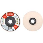 EXTOL PREMIUM KOTOUČ LEŠTÍCÍ FILCOVÝ/PLSTĚNÝ, CELOOBVODOVÝ ROVNÝ, O 125X15MM, 8803389 - LAMELOVÉ KOTOUČE{% if kategorie.adresa_nazvy[0] != zbozi.kategorie.nazev %} - PŘÍSLUŠENSTVÍ{% endif %}