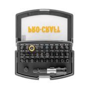 SADA BITŮ PROCRAFT BS-32, OCEL S2 | BS-32 PROCRAFT - BITY ŠESTIHRAN 1/4" - PŘÍSLUŠENSTVÍ