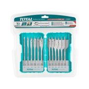 TOTAL VRTÁKY PLOCHÉ DO DŘEVA, SADA 12KS, 152MM, TACSDL1201 - ZNAČKA TOTAL - ELEKTRICKÉ NÁŘADÍ