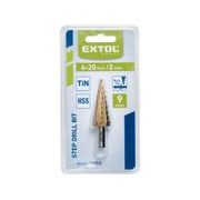 EXTOL CRAFT VRTÁK STUPŇOVITÝ, O 4-20MM/PO2MM, HSS, 20053 - STUPŇOVITÉ VRTÁKY - PŘÍSLUŠENSTVÍ