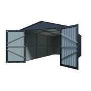 RIWALL PRO RMCG 20X10 ANTHRACITE KOVOVÁ GARÁŽ 3 X 6 M SE SEDLOVOU STŘECHOU ANTRACIT - ZAHRADNÍ DOMKY - DŮM A DOMÁCNOST, ELEKTRO..