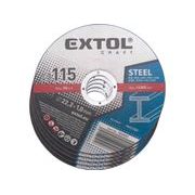 EXTOL CRAFT KOTOUČE ŘEZNÉ NA KOV, 5KS, O 115X1,0X22,2MM, 106901 - ŘEZNÝ KOTOUČ 115 MM - PŘÍSLUŠENSTVÍ