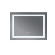 KOUPELNOVÉ ZRCADLO S LED OSVĚTLENÍM, PROTIZAMLŽOVACÍ FUNKCÍ, REGULACÍ JASU A HODINKAMI, MR12-70×50-R | MR12-70×50-REVERSE WARM PROCRAFT - ZRCADLA{% if kategorie.adresa_nazvy[0] != zbozi.kategorie.nazev %} - SANITA{% endif %}