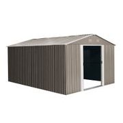 RIWALL PRO RMSA 12X10 BROWN ZAHRADNÍ DOMEK KOVOVÝ 3 X 3,7 M SE SEDLOVOU STŘECHOU HNĚDÝ - ZAHRADNÍ DOMKY - DŮM A DOMÁCNOST, ELEKTRO..