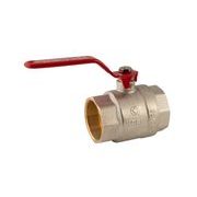 KULOVÝ KOHOUT PÁKOVÝ ČERVENÝ, KR.214 2"FF | KR.214 2"FF PROCRAFT - PŘÍSLUŠENSTVÍ (KOHOUTY, ŠROUBENÍ,...) - SANITA