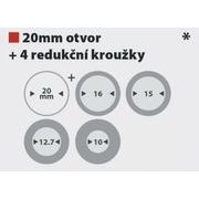 KREATOR KRT020402 PILOVÝ KOTOUČ NA DŘEVO 130MM, 18T - PRŮMĚR 85, 136 A 140 - PŘÍSLUŠENSTVÍ