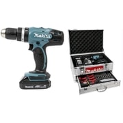 MAKITA DHP453SYEX - AKU PŘÍKLEPOVÝ ŠROUBOVÁK S PŘÍSLUŠENSTVÍM LI-ION LXT 18V/1,5AH - PŘÍKLEPOVÝ ŠROUBOVÁK 18V - 20V - AKU NÁŘADÍ