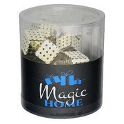 ŘETĚZ MAGICHOME METAL CUBE, STŘÍBRNÝ, 2XAA - VÁNOČNÍ DEKORACE - DŮM A DOMÁCNOST, ELEKTRO..