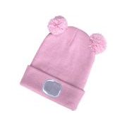 EXTOL LIGHT ČEPICE S ČELOVKOU 4X25LM, USB NABÍJENÍ, RŮŽOVÁ SE TŘPYTKOU A BAMBULEMI, DĚTSKÁ, 70% ACRYL A 30% POLYESTER, 43458 - ČEPICE, KŠILTOVKY, PONOŽKY A JINÉ - PŘÍSLUŠENSTVÍ