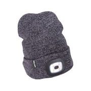 EXTOL LIGHT ČEPICE S ČELOVKOU 4X45LM, USB NABÍJENÍ, ŠEDÁ/ČERNÁ, UNIVERZÁLNÍ VELIKOST, 100% ACRYL, 43462 - ČEPICE, KŠILTOVKY, PONOŽKY A JINÉ{% if kategorie.adresa_nazvy[0] != zbozi.kategorie.nazev %} - PŘÍSLUŠENSTVÍ{% endif %}