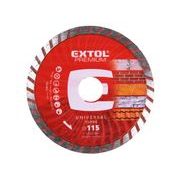 EXTOL PREMIUM KOTOUČ DIAMANTOVÝ ŘEZNÝ, TURBO - SUCHÉ I MOKRÉ ŘEZÁNÍ, O 115X22,2X2MM, 108751 - DIA KOTOUČ 115 MM{% if kategorie.adresa_nazvy[0] != zbozi.kategorie.nazev %} - PŘÍSLUŠENSTVÍ{% endif %}