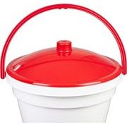 NAPÁJEČKA PLASTOVÁ RAPID CLEAN CHICKENS 360X360MM, 12L - PRO CHOVATELE - KRMIVA