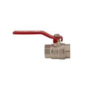 KULOVÝ KOHOUT PÁKOVÝ ČERVENÝ, KR.214 3/4"FF | KR.214 3/4"FF PROCRAFT - PŘÍSLUŠENSTVÍ (KOHOUTY, ŠROUBENÍ,...) - SANITA