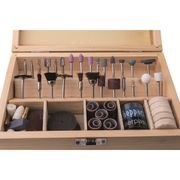 SCHEPPACH SADA PŘÍSLUŠENSTVÍ PRO PŘÍMÉ BRUSKY ( 103 KS ) - PLÁTKY PRO LUPÍNKOVÉ PILY - PŘÍSLUŠENSTVÍ