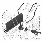 RADLICE PRO ZAHRADNÍ TRAKTOR – ODPRUŽENÁ 1,18 M – KOMFORT – ZVEDÁNÍ A NASTAVENÍ ÚHLU PŘÍMO Z MÍSTA ŘIDIČE VARES - SNĚHOVÉ RADLICE NA TRAKTOR - ZAHRADA
