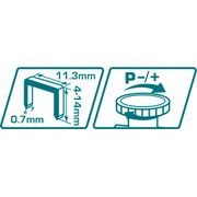 TOTAL SPONKOVACÍ PÍSTOLE, THT311425 - SPONKOVACÍ PISTOLE A SPONY - RUČNÍ NÁŘADÍ