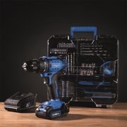 SCHEPPACH C-DTB74/1-X AKU 20 V IXES SET VRTACÍHO ŠROUBOVÁKU A 74 KS PŘÍSLUŠENSTVÍ - AKU ŠROUBOVÁK 18V - 20V - AKU NÁŘADÍ