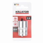 KREATOR KRTH30710 NÁSTRČNÁ HLAVICE (OŘECH) 19MM 1/2" - NÁSTRČNÉ HLAVICE, OŘECHY{% if kategorie.adresa_nazvy[0] != zbozi.kategorie.nazev %} - RUČNÍ NÁŘADÍ{% endif %}