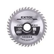 EXTOL PREMIUM KOTOUČ PILOVÝ S SK PLÁTKY, O125X2,2X22,2MM, 40T, 8803207 - ŘEZNÝ KOTOUČ NA DŘEVO PRO BRUSKY{% if kategorie.adresa_nazvy[0] != zbozi.kategorie.nazev %} - PŘÍSLUŠENSTVÍ{% endif %}