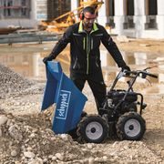 SCHEPPACH DP 3000 KOLOVÝ PŘEPRAVNÍK 4X4 S NOSNOSTÍ 300 KG A MECHANICKÝM SKLÁPĚNÍM KORBY - MOTOROVÉ A AKU VOZÍKY, KOLEČKA, MINIDUMPER - STAVEBNÍ TECHNIKA
