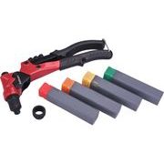 FORTUM KLEŠTĚ NÝTOVACÍ S OTOČNOU HLAVOU COMBO, PRO NÝT. MATICE M3-M6 A TRHACÍ NÝTY 2,4-4,8MM, 4770628 - NÝTOVACÍ KLEŠTĚ - RUČNÍ NÁŘADÍ