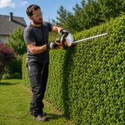 RIWALL PRO REH 6261 RH PLOTOSTŘIH S OTOČNOU RUKOJETÍ A ELEKTRICKÝM MOTOREM 620 W - NŮŽKY NA ŽIVÝ PLOT (PLOTOSTŘIH) - ZAHRADA