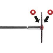 EXTOL CRAFT 903762 KOTOUČE ŘEZNÉ, SADA 100KS, 903762 - K PŘÍMÝM BRUSKÁM - PŘÍSLUŠENSTVÍ