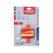 EXTOL PREMIUM ČERPADLO NA VRTAČKU PRO 3/4" HADICI, MAX. VÝKON: 50L/MIN. PŘI OTÁČKÁCH 3000OT/MIN., 8877025 - ČERPADLA - ZAHRADA