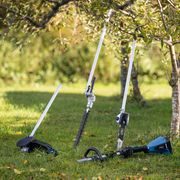 SCHEPPACH BC-MFH400-X-SET S2.5 20 V IXES AKU MULTIFUNKČNÍ STROJ 4V1 + 2X 2AH BATERIE + DUÁLNÍ NABÍJEČKA 2,4 A - MULTI-STROJE - ZAHRADA