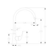 BALLETTO BATERIE UMYVADLOVÁ STOJÁNKOVÁ, 81020 - UMYVADLOVÉ BATERIE - SANITA