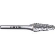 EXTOL INDUSTRIAL FRÉZA KARBIDOVÁ, KONICKÁ 14° ZAKULACENÁ, PR.12X28MM/STOPKA 6MM,SEK STŘEDNÍ (DOUBLE-CUT), 8703785 - STOPKOVÉ FRÉZKY{% if kategorie.adresa_nazvy[0] != zbozi.kategorie.nazev %} - PŘÍSLUŠENSTVÍ{% endif %}