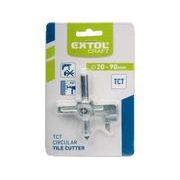 EXTOL CRAFT VYKRUŽOVACÍ VRTÁK DO KACHLIČEK, O 20-90MM, 103900 - RUČNÍ ŘEZAČKY OBKLADŮ A DLAŽBY - STAVEBNÍ TECHNIKA